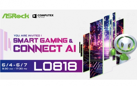 Smart Gaming & Connect AI ASRock at COMPUTEX 2024