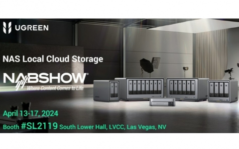 Ugreen's Inaugural Network Attached Storage NASync Series shown at NAB Show 2024
