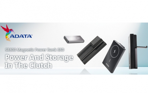 ADATA Launches World's First Two-in-one External SSD Integrated with Power Bank Module