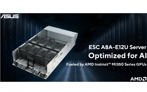 ASUS Announces ESC A8A-E12U Support for AMD Instinct MI350 Series GPUs