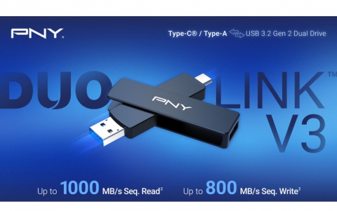 PNY Unveils New DUO LINK V3 Flash Drive