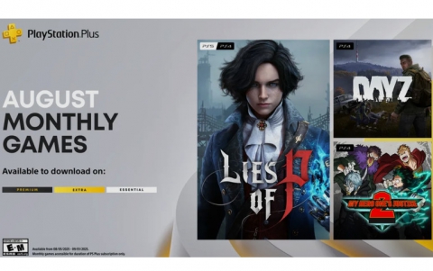 PlayStation Plus Monthly Games for August 2025