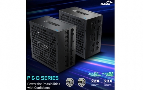 SAMA Launches Complete P and G Series Power Supplies for High-Performance PC Builds