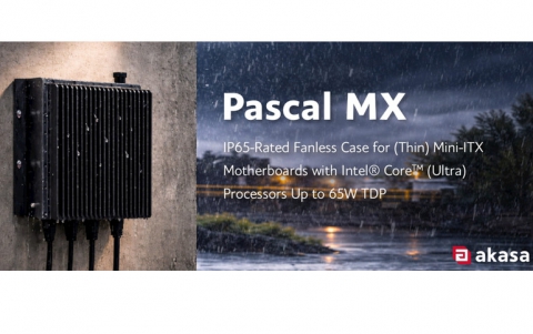 Akasa Unveils Pascal MX Mini-ITX Fanless Case