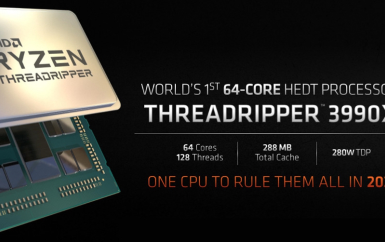 64-Core AMD Threadripper 3990X Is Coming Next Year