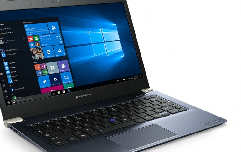Dynabook Partners With Microsoft to Secure Windows 10 Laptops