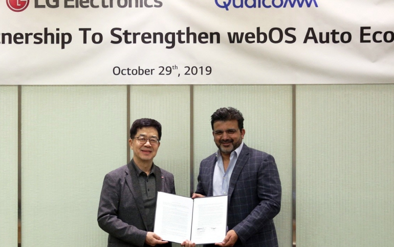  LG and Qualcom to Create webOS-based Automotive Infotainment Platform