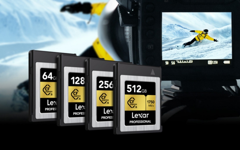 Lexar Announces High-performance CFexpress Type B Memory Card