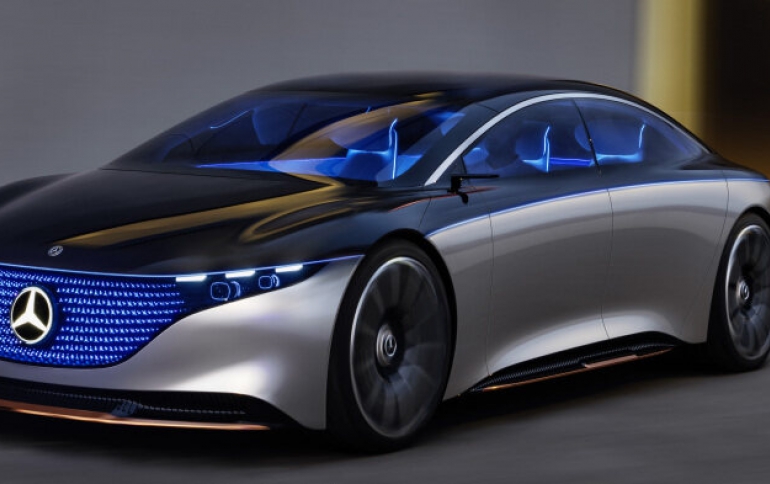 Mercedes-Benz Vision EQS Show Car Debuts At Frankfurt Show