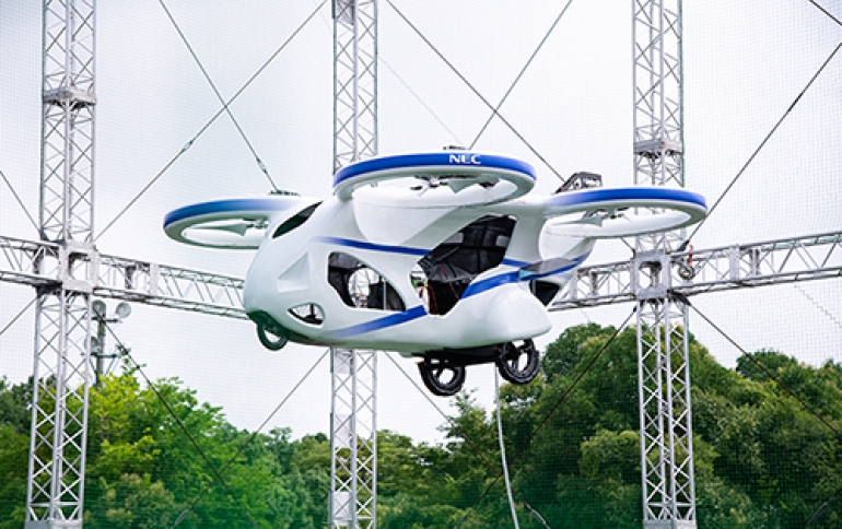 NEC Demos Flying Car Concept