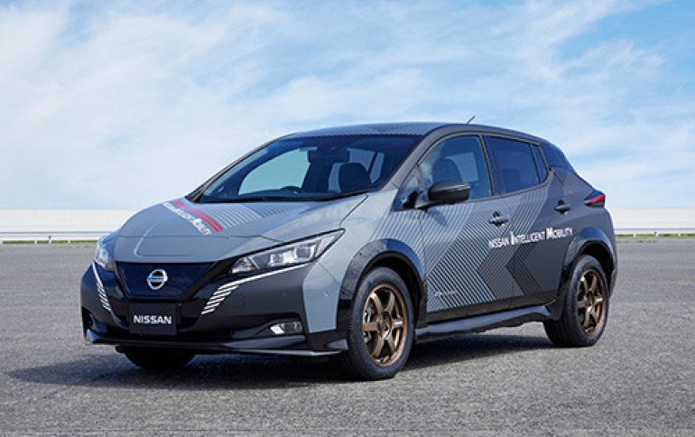 Nissan Builds EV Test Car With Twin-motor All-wheel Control Technology