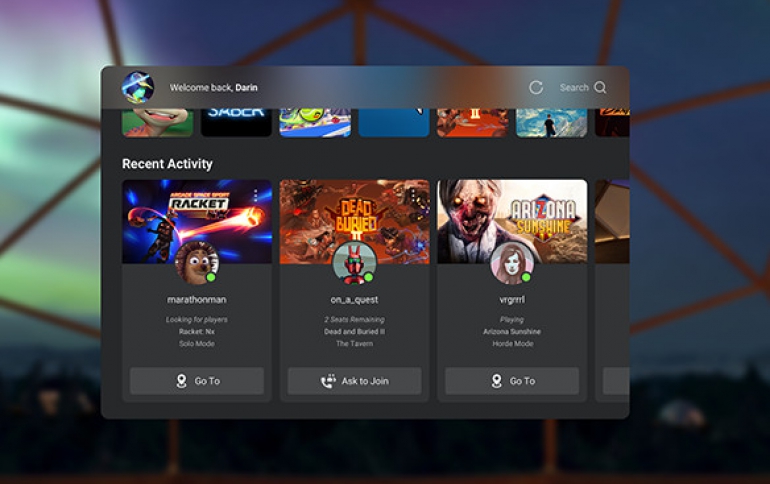 Facebook Brings More Social Features to Oculus