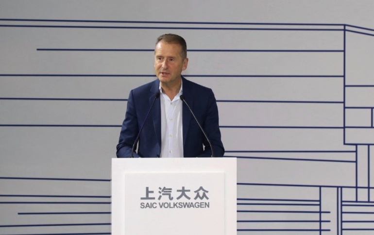 Volkswagen Starts Pre-production of Electric Car Plant in Shanghai