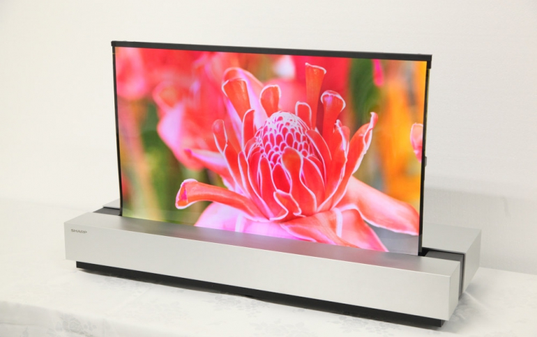 NHK and Sharp Develop 30-inch Rollable 4K OLED