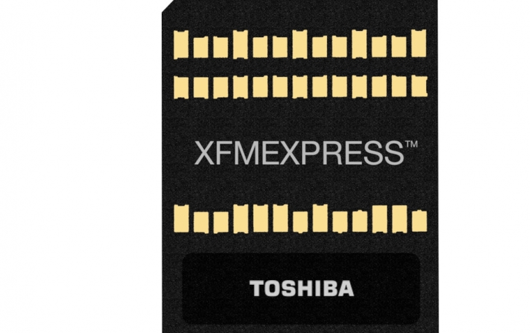 Toshiba's XFMEXPRESS Technology to Power Removable NVMe Memory Devices with Groundbreaking Size to Performance Ratio