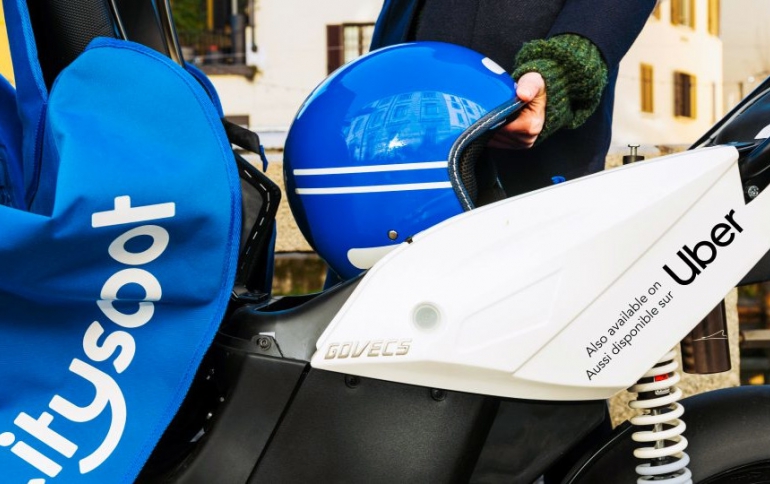 Uber to Launch Cityscoot e-mopeds in Paris