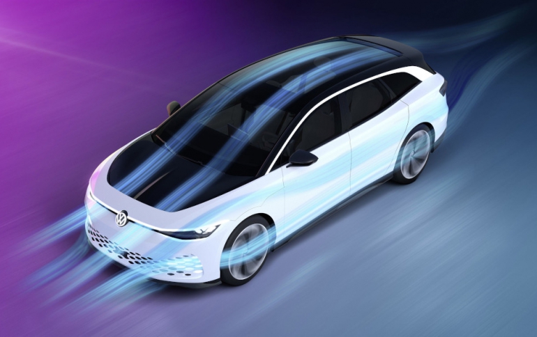 Volkswagen Showcases New ID. SPACE VIZZION Concept 