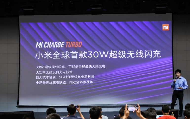 Xiaomi Announces 30W Wireless Charging Technology, 40W Currently in Test