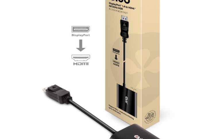 Club 3D Press Release - DisplayPort to HDMI 4K120Hz Adapter
