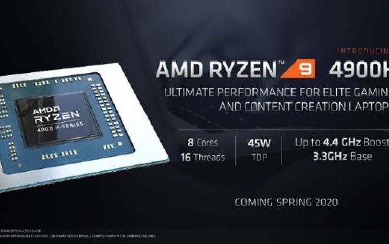 AMD Introduces The Ryzen 9 4000 H-Series Mobile Processors for Gaming Notebooks