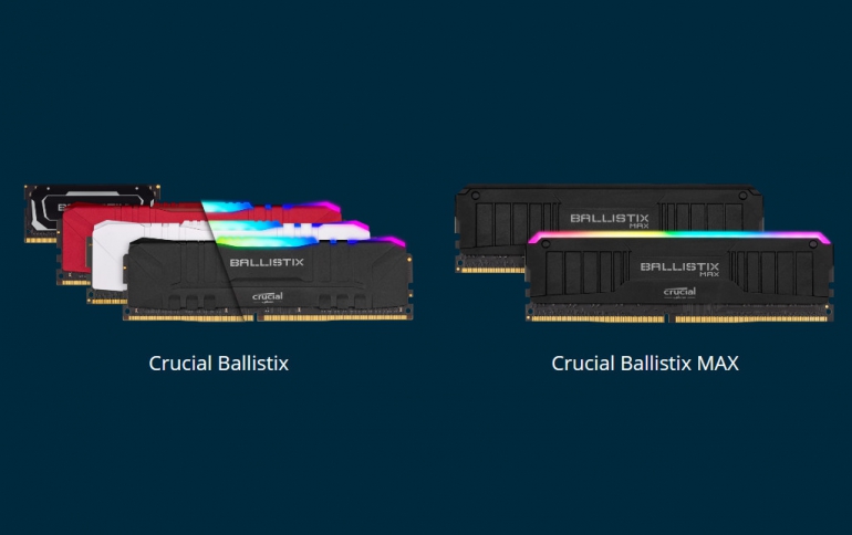 Micron Starts Shipping DDR5 RDIMM, Launches New Crucial Ballistix Gaming Memory