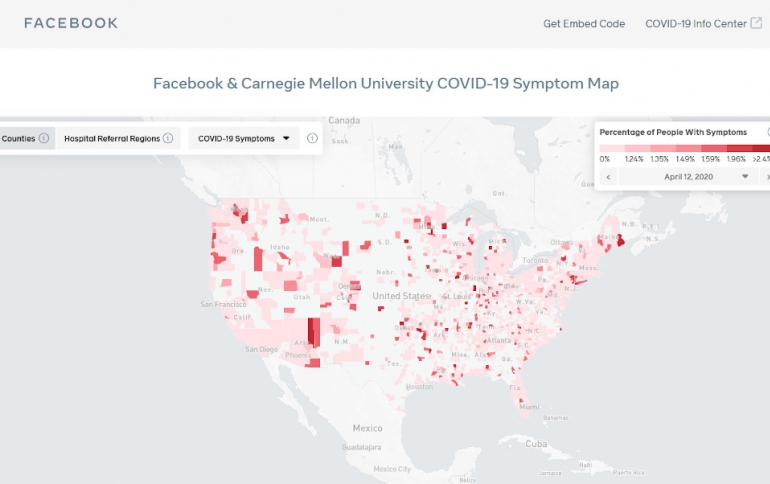 Facebook Shares COVID-19 Symptom Maps, Expands Survey Globally to Help Predict Disease Spread 