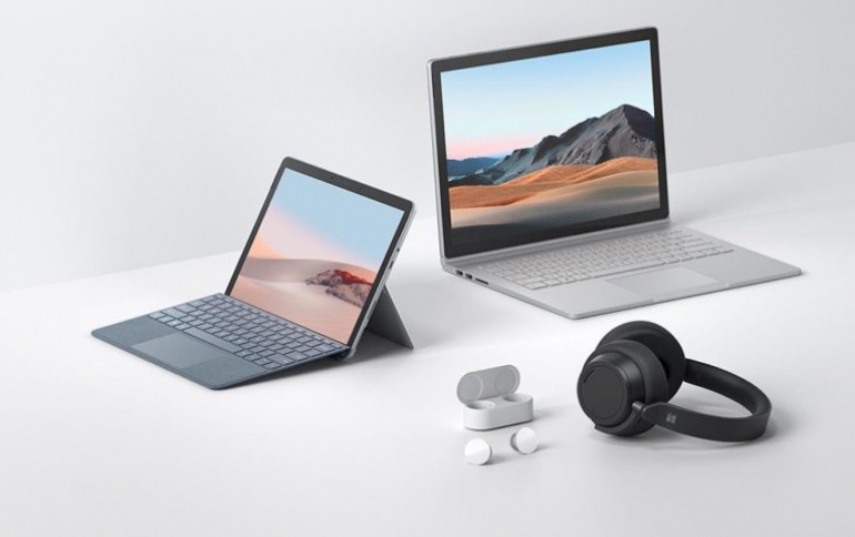 Microsoft Introduces Surface Go 2, Surface Book 3, Surface Headphones 2 and Surface Earbuds