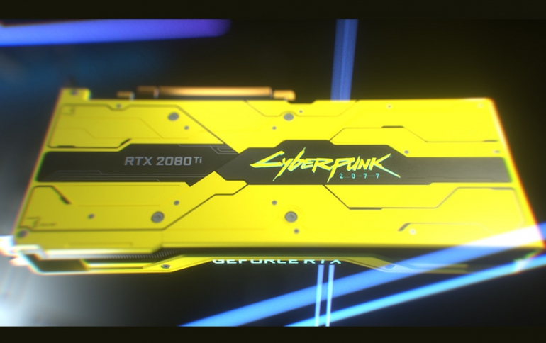 Nvidia Showcases Rare GeForce RTX 2080 Ti Cyberpunk 2077 Edition Card