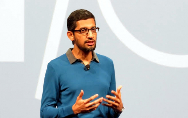 Alphabet CEO Pichai’s 2019 Compensation Worth $281 Million