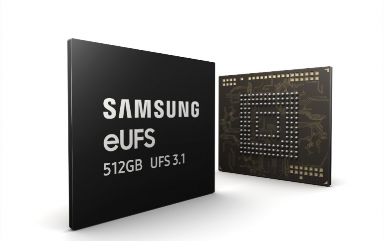 Samsung Begins Mass Production of Speedy 512GB eUFS 3.1 for  Smartphones