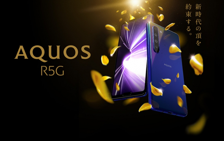 New Sharp AQUOS R5G Smartphone Supports 8K Video
