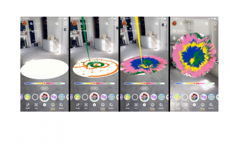 Snap New Spin on Painting With Damien Hirst Lens