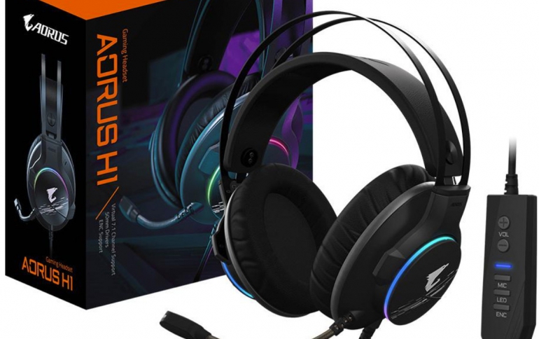 Gigabyte launches new noise cancellation Aorus H1 headset
