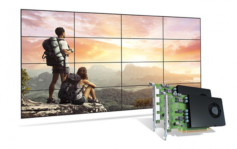 Matrox Introduces The D-Series Graphics Cards for Video Walls