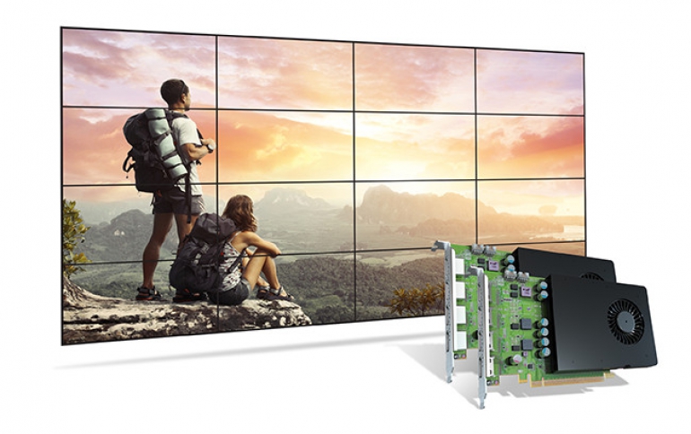 Matrox Introduces The D-Series Graphics Cards for Video Walls