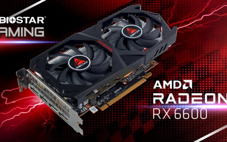 BIOSTAR ANNOUNCES NEW AMD RADEON™ RX 6600 GRAPHICS CARD