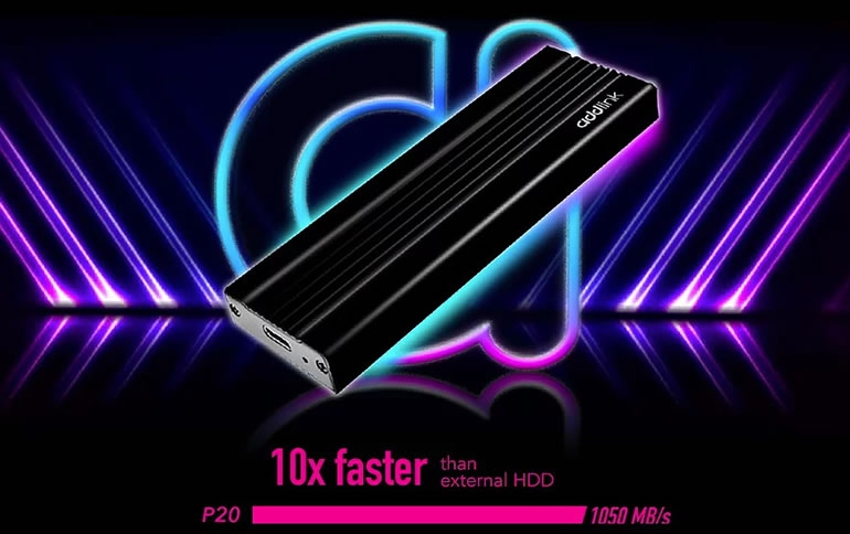 addlink launch P20 Portable SSD speed of up to 1050MB/s