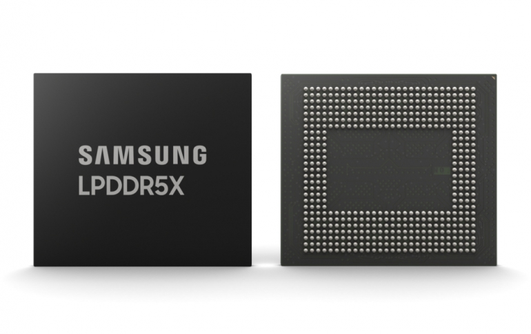 Samsung Develops Industry’s First LPDDR5X DRAM