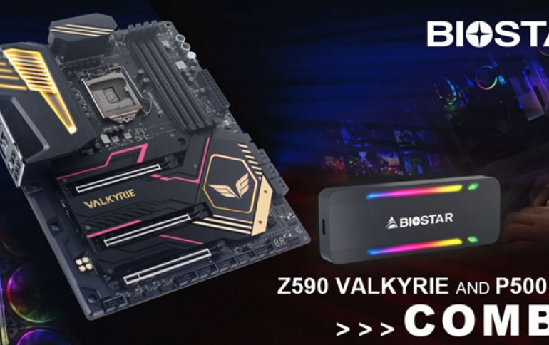 BIOSTAR SHOWCASES Z590 VALKYRIE MOTHERBOARD AND P500 1TB SSD COMBO