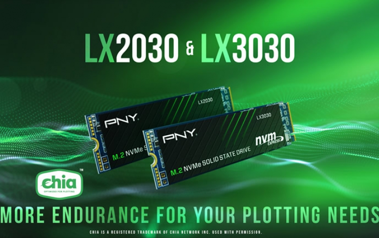 PNY LX2030 and LX3030 M.2 NVMe Gen3 x4 Solid State Drives More Endurance for Your Chia® Plotting Needs