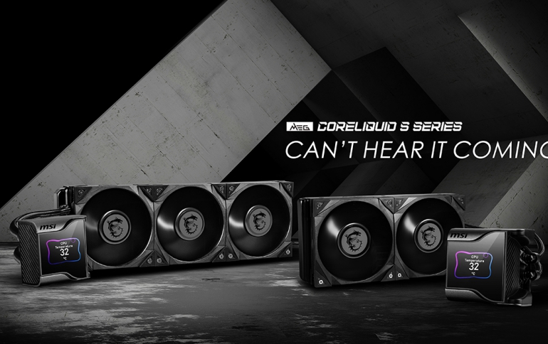 MSI Announces Its Next Silent Series: the MEG CORELIQUID S Series Liquid Coolers