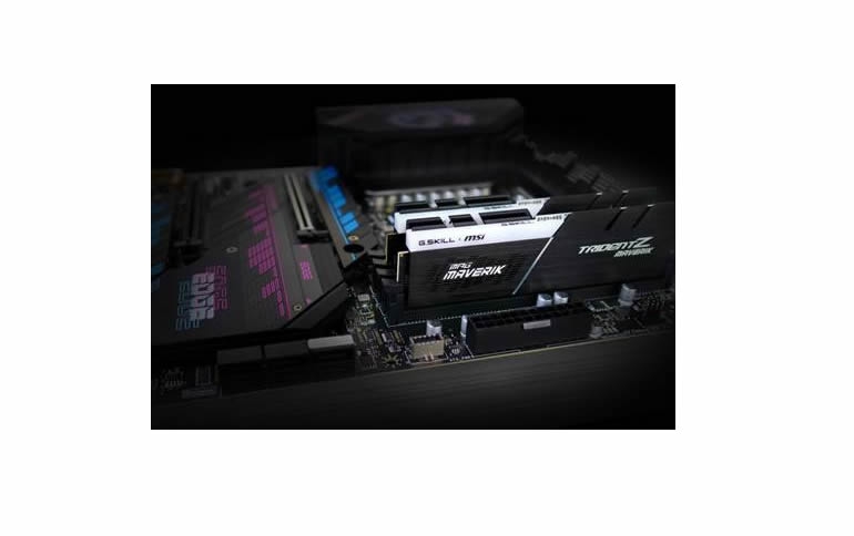 G.SKILL Announces Co-Branded Trident Z Maverik DDR4 Memory Kit with MSI MPG GAMING MAVERIK Bundle