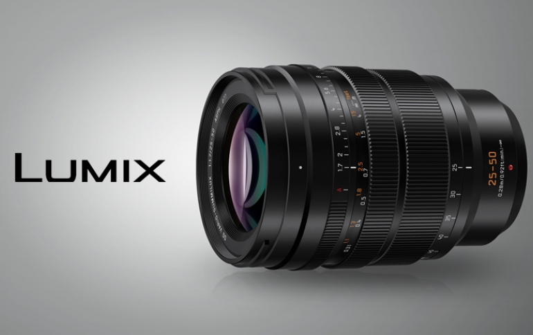 Panasonic Introduces World’s First Telephoto Zoom Lens Achieving Full-Range 25-50mm F1.7