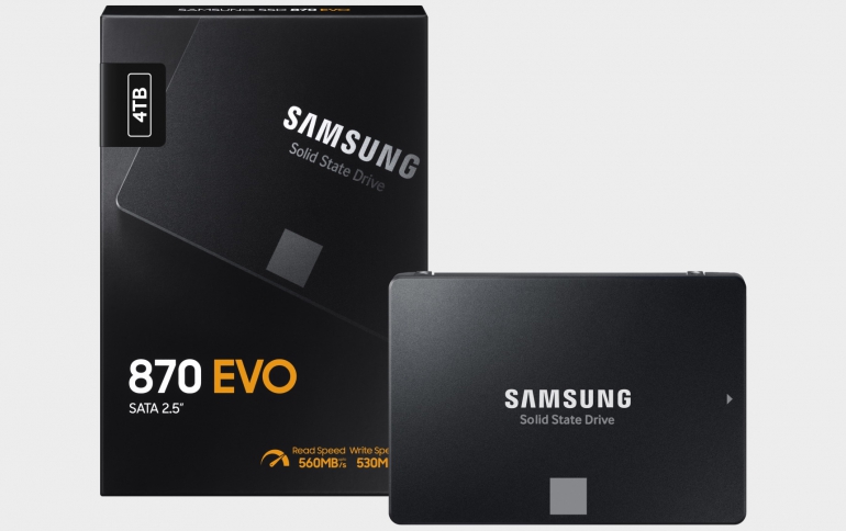 Samsung Introduces the 870 EVO SATA SSD Series