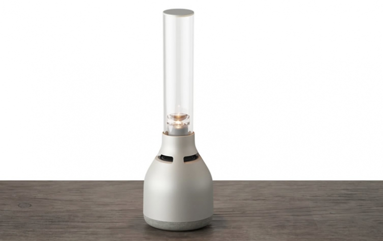 Enjoy a cosy atmosphere and crystal clear sound with the new Sony LSPX-S3 Glass sound speaker