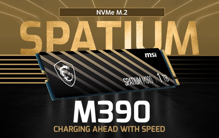 MSI enriches SSD product line with SPATIUM M390