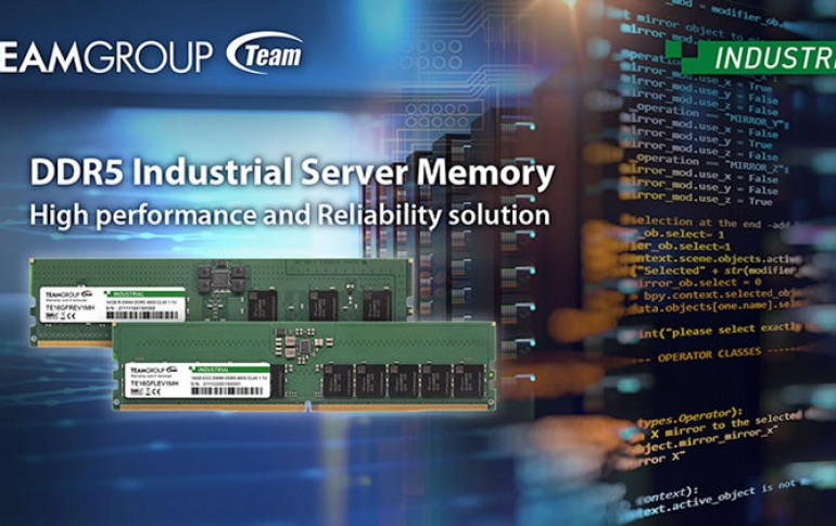 TEAMGROUP Announces DDR5 Industrial Server Memory, Promoting Diversified Solutions for Next-Generation Servers