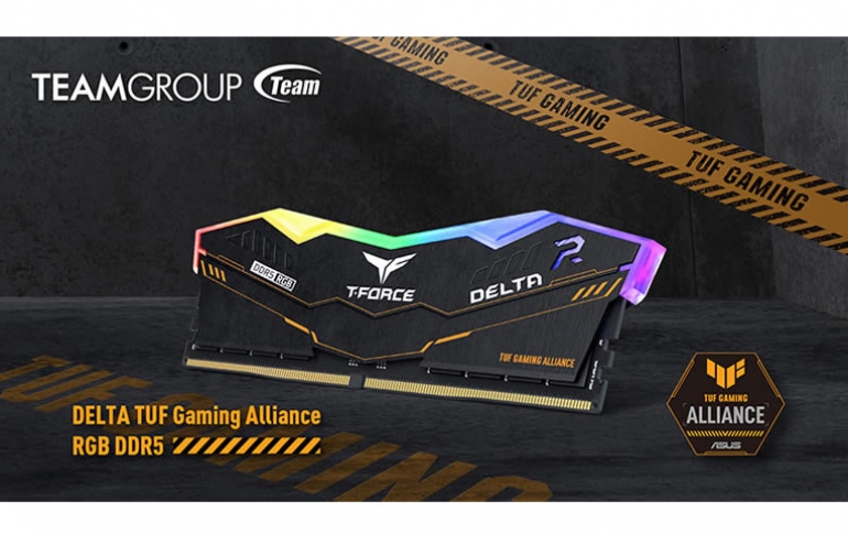 TEAMGROUP T-FORCE Announces the DELTA RGB DDR5 Gaming Memory, the Industry's First Co-branded DDR5 Memory