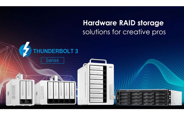 Terramaster Introduces Upgraded Hardware Hardware RAID Performance FOR ALL THUNDERBOLT 3 SERIES