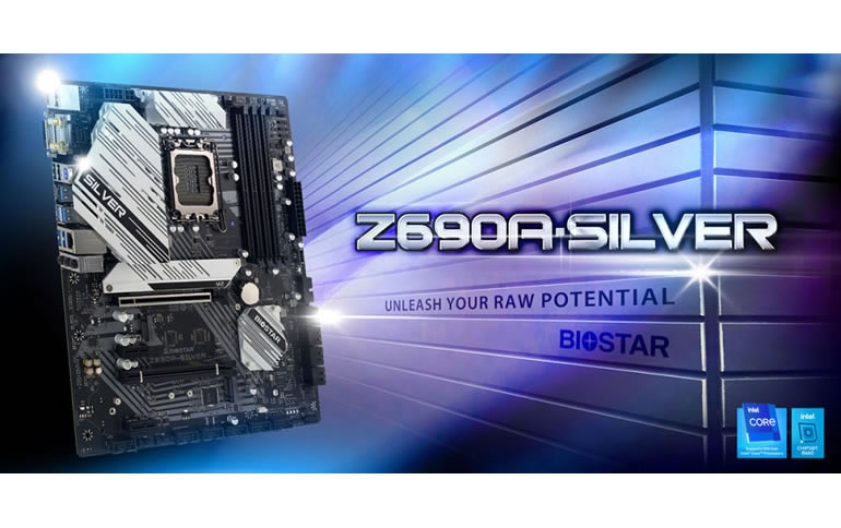 BIOSTAR UNVEILS THE Z690A-SILVER MOTHERBOARD
